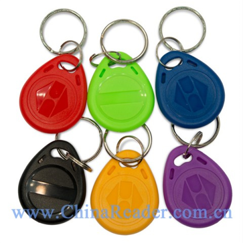 CR-K02 125K ata5577 EM4305 TK4100 RFID Keychain,13.56M mifare, i.code, st512 Key Chain