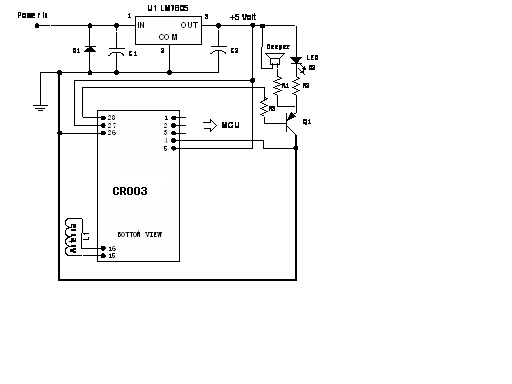 R003 LF EM4200 EM4100 TK4100 4100D UART WG262